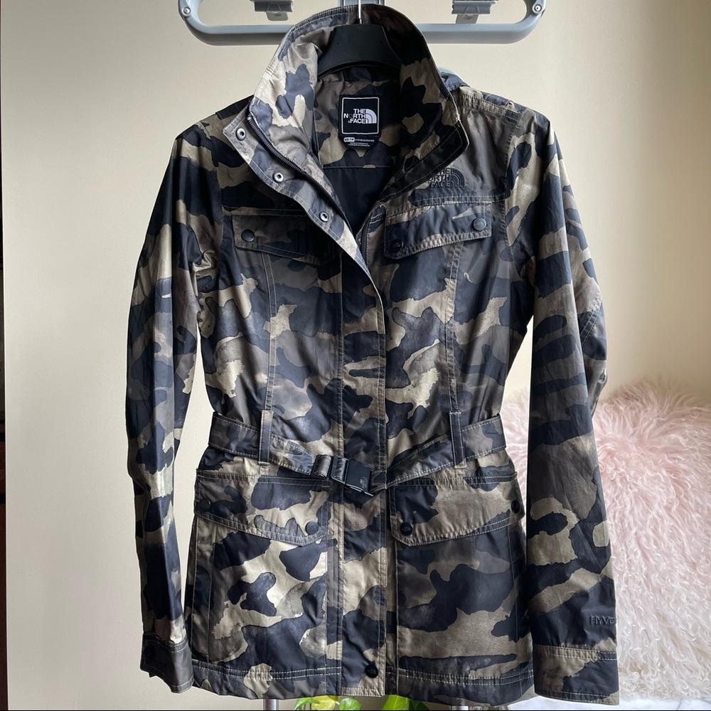 The North Face rain jacket
